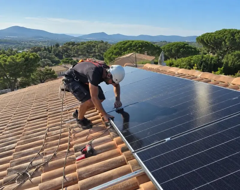 Installateur panneaux solaires Bussac-Forêt — pose photovoltaïque sur toiture